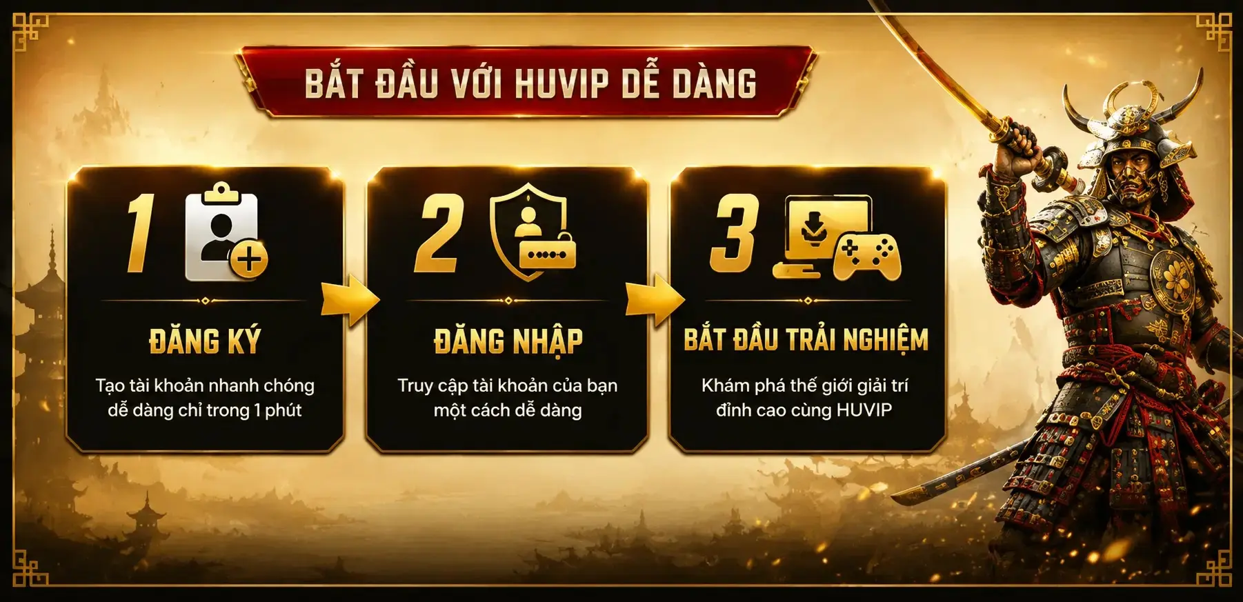 Giao diện trang chủ HUVIP mới nhất 2026
